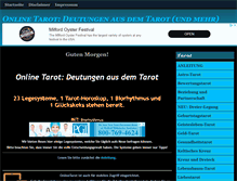Tablet Screenshot of onlinetarot.de